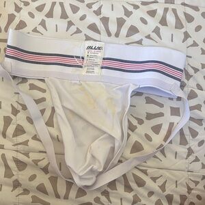 Men's White Jockstrap